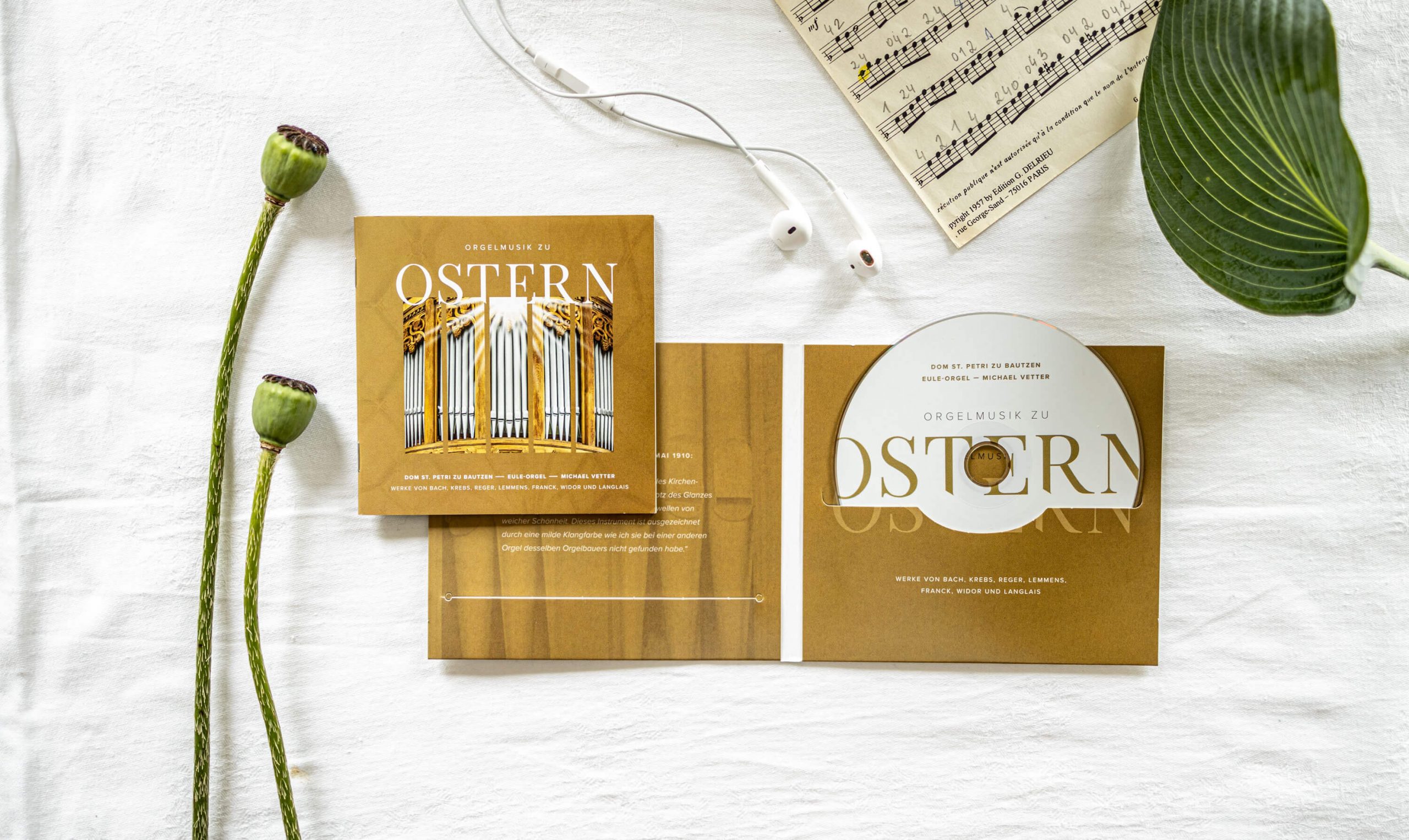 CD-Gestaltung — Eule Orgel im Dom St. Petri Bautzen